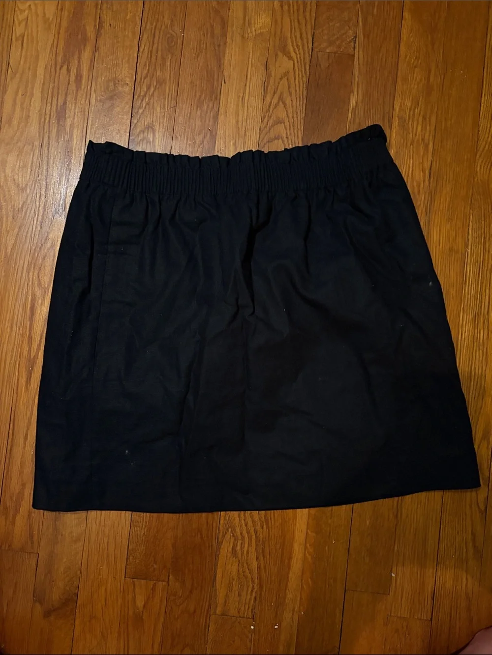 NWT Jcrew Linen Cotton Blend City Skirt Elastic Waist Band size 12